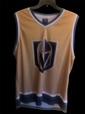 Vegas Golden Knights Championship Gold Ombré Hockey Tank